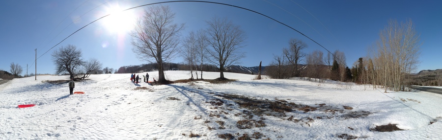 Sledding Hill Panorama