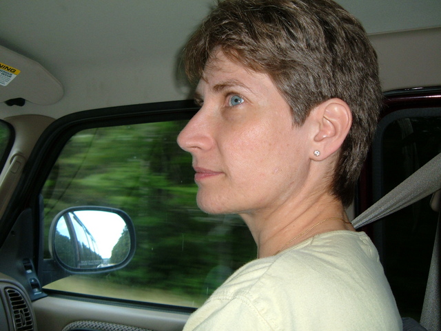 Mom in the car