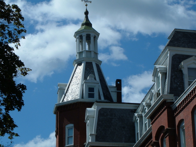 A closer look at the power house steeple