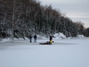 The ice only made ominous cracking noises 5 times.