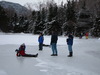 Messing around on the ice