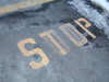 Yes, they wrote SOTP on the road beside Daniels.  And then painted it over - with sub-par black paint.