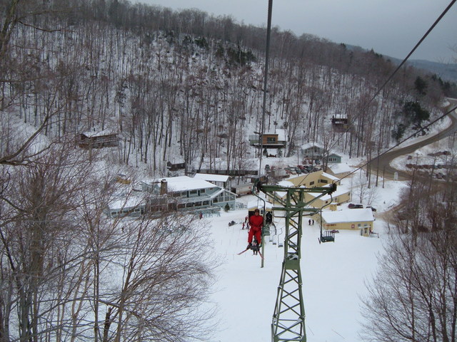 Dad on the single chair