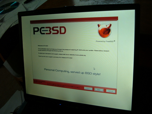 Installing PC-BSD